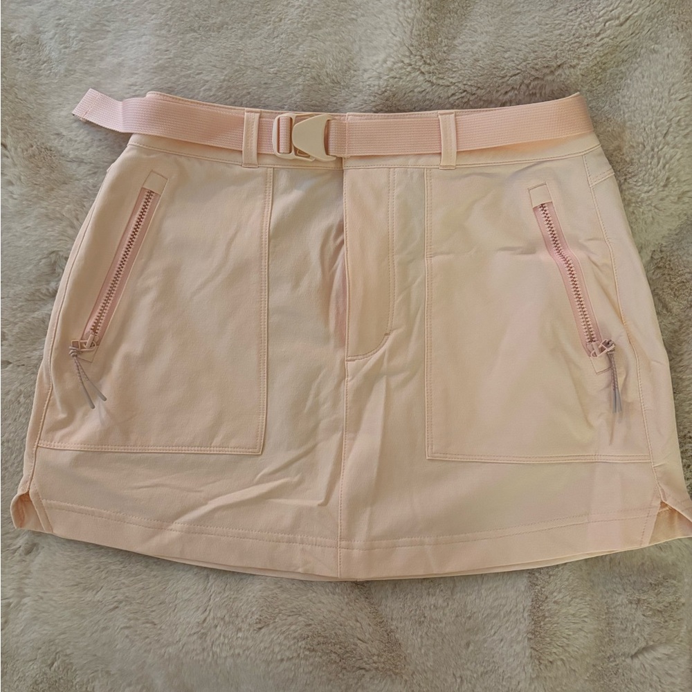 Outdoor voices belted cargo skirt